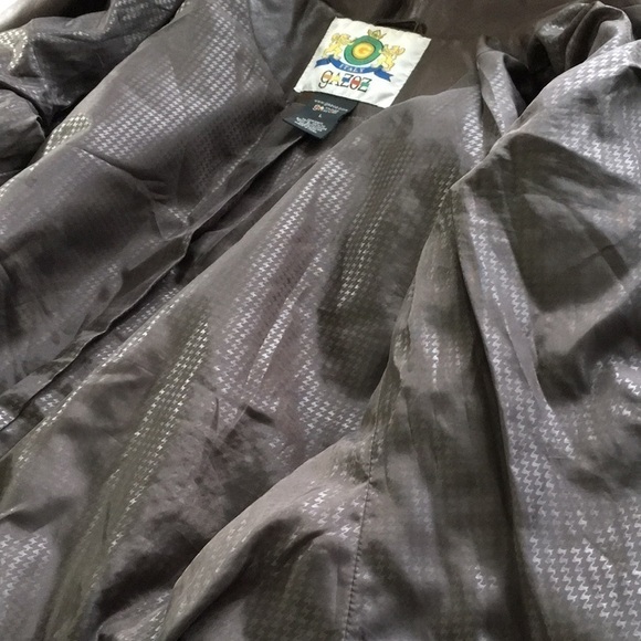 GAZOZ Vintage 80s Faux Leather Moto Style Jacket Large - Picture 13 of 13